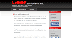 Desktop Screenshot of moorelectronics.com